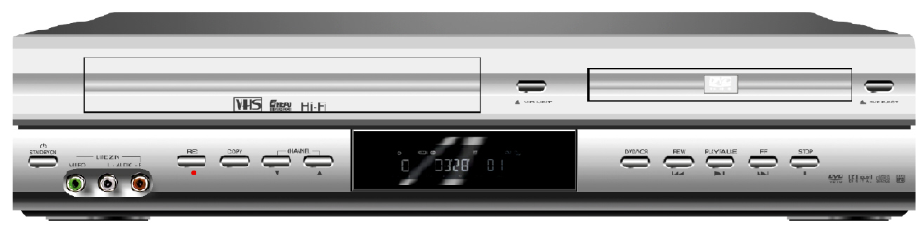 South Korea DVD / VCR Combo With Divx