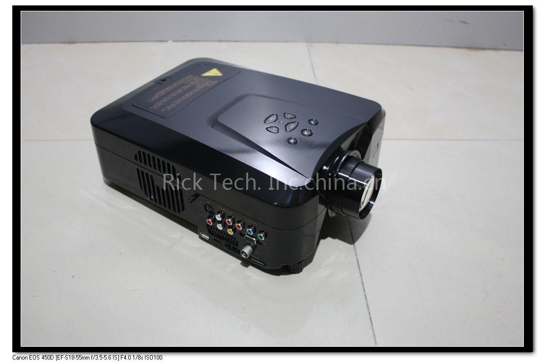 2200lumens LCD TV Projector DVB-T VGA Svideo USB HDMI SCART CARD READER