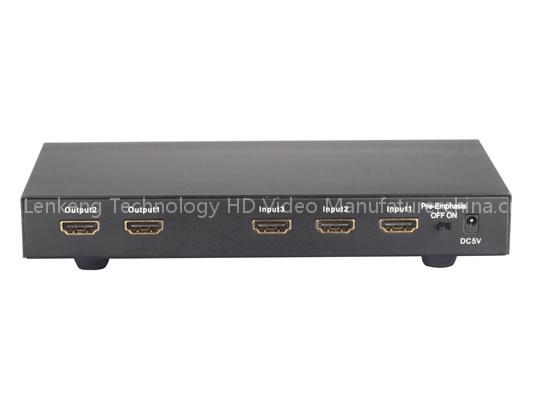 3x2 HDMI switch splitter