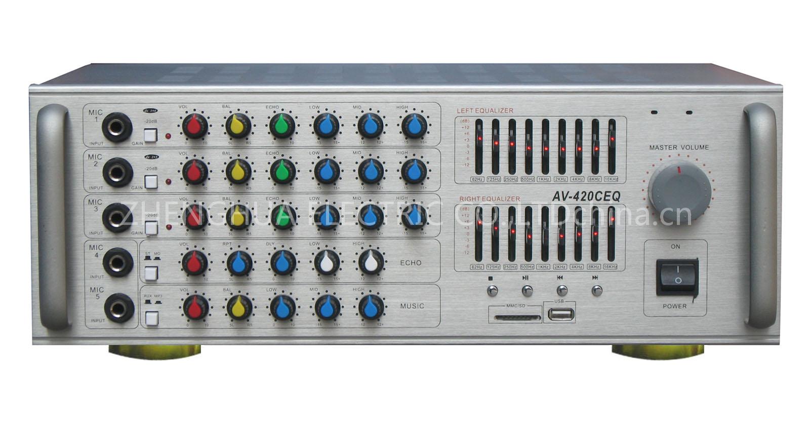 karaoke amplifier with SD/USB