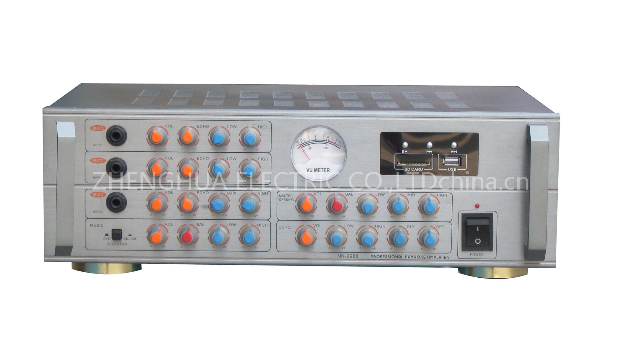 Profession amplifier with SD/USB