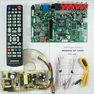 KARAOKE/VOD/HDD decode board SG-8381