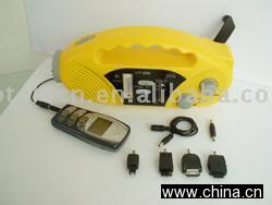 Solar Radio with Mobile Charger