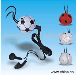Football/Basketball Shaped Radios with Lanyard
