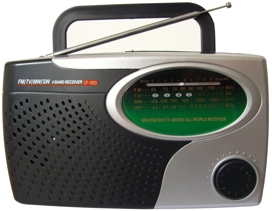 AM/FM/SW/TV Multi-Band Portable Radio 1803