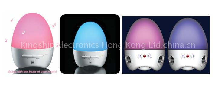 colorful lamp with Mini speaker Function