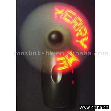 Programmable LED Mini Fan