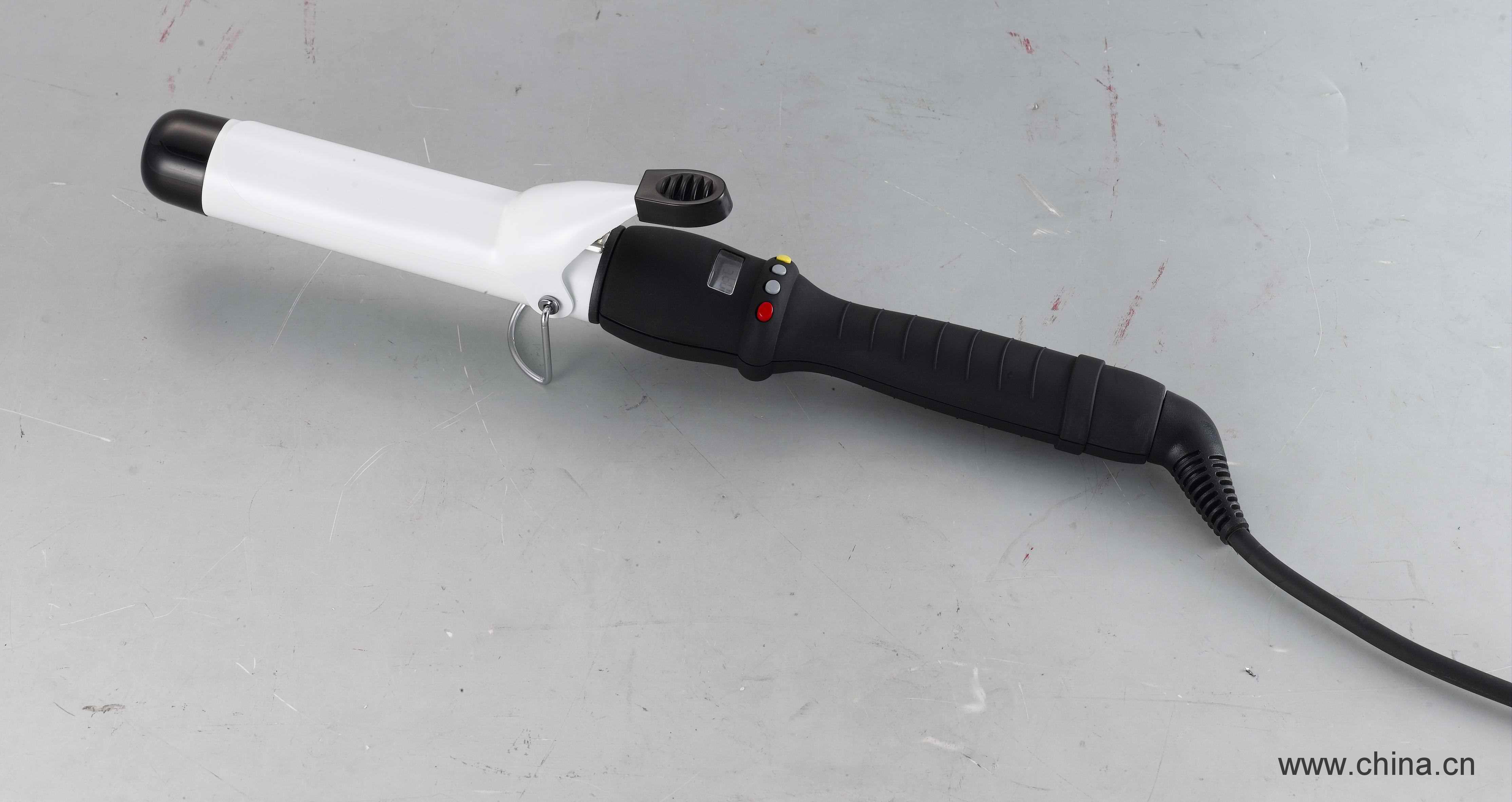 LCD digital curling iron