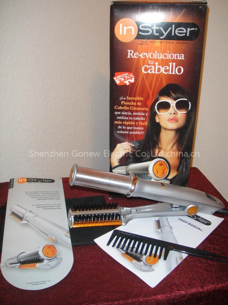 Instyler rotating hair iron
