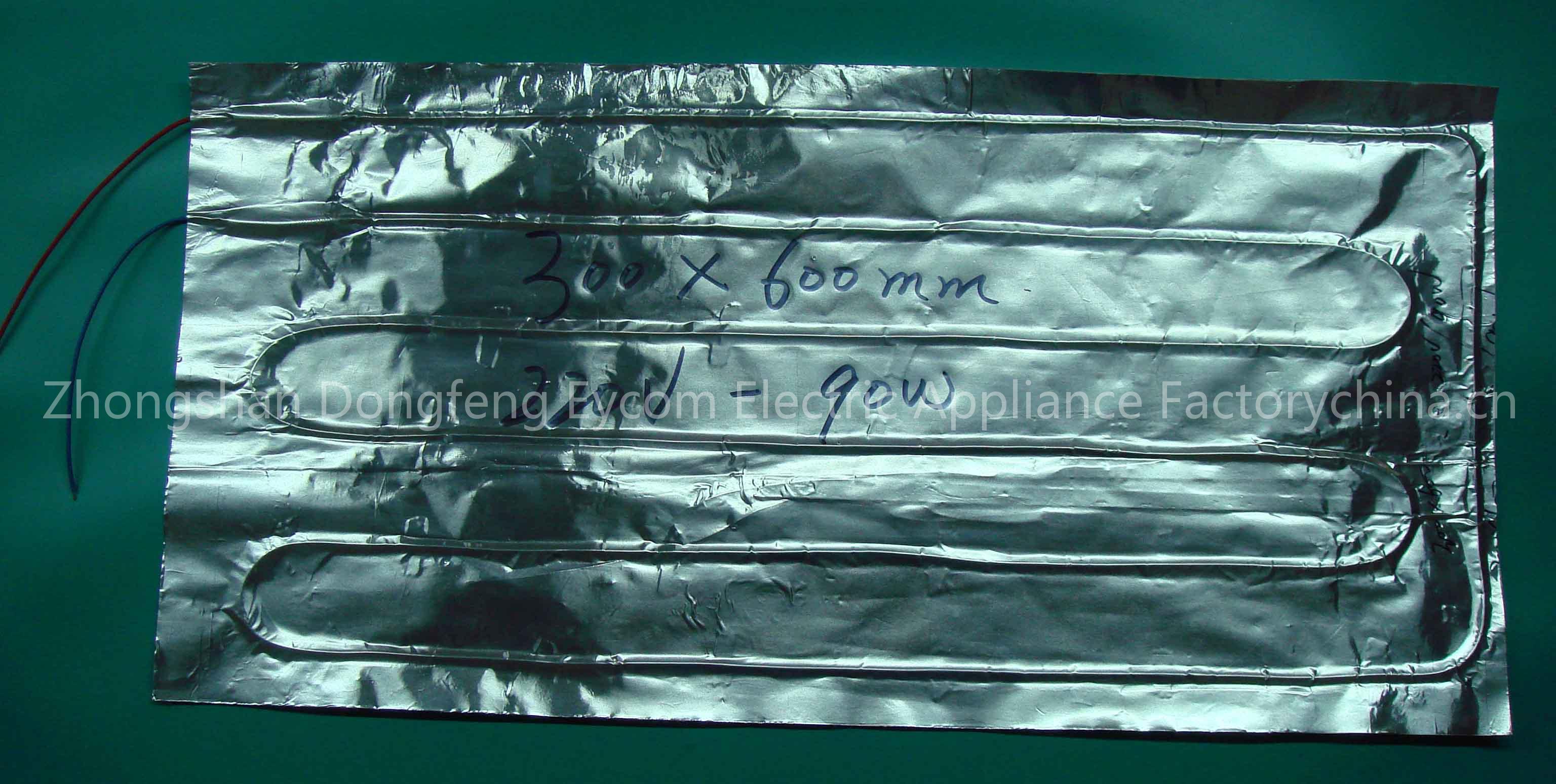 Aluminium foil heater