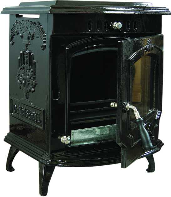 Enameling cast iron stove