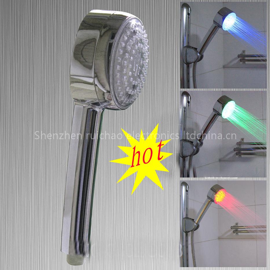 new LED shower head