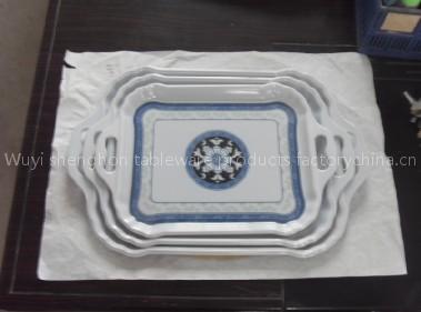 melamine tray and fruit plate