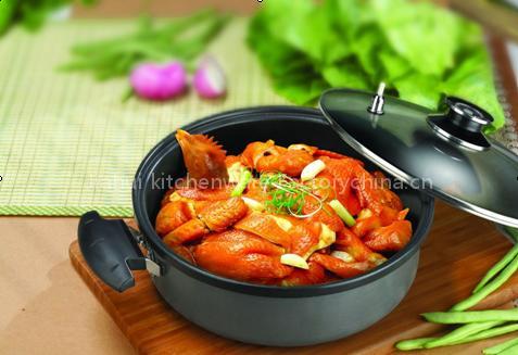 Aluminium cookware pot