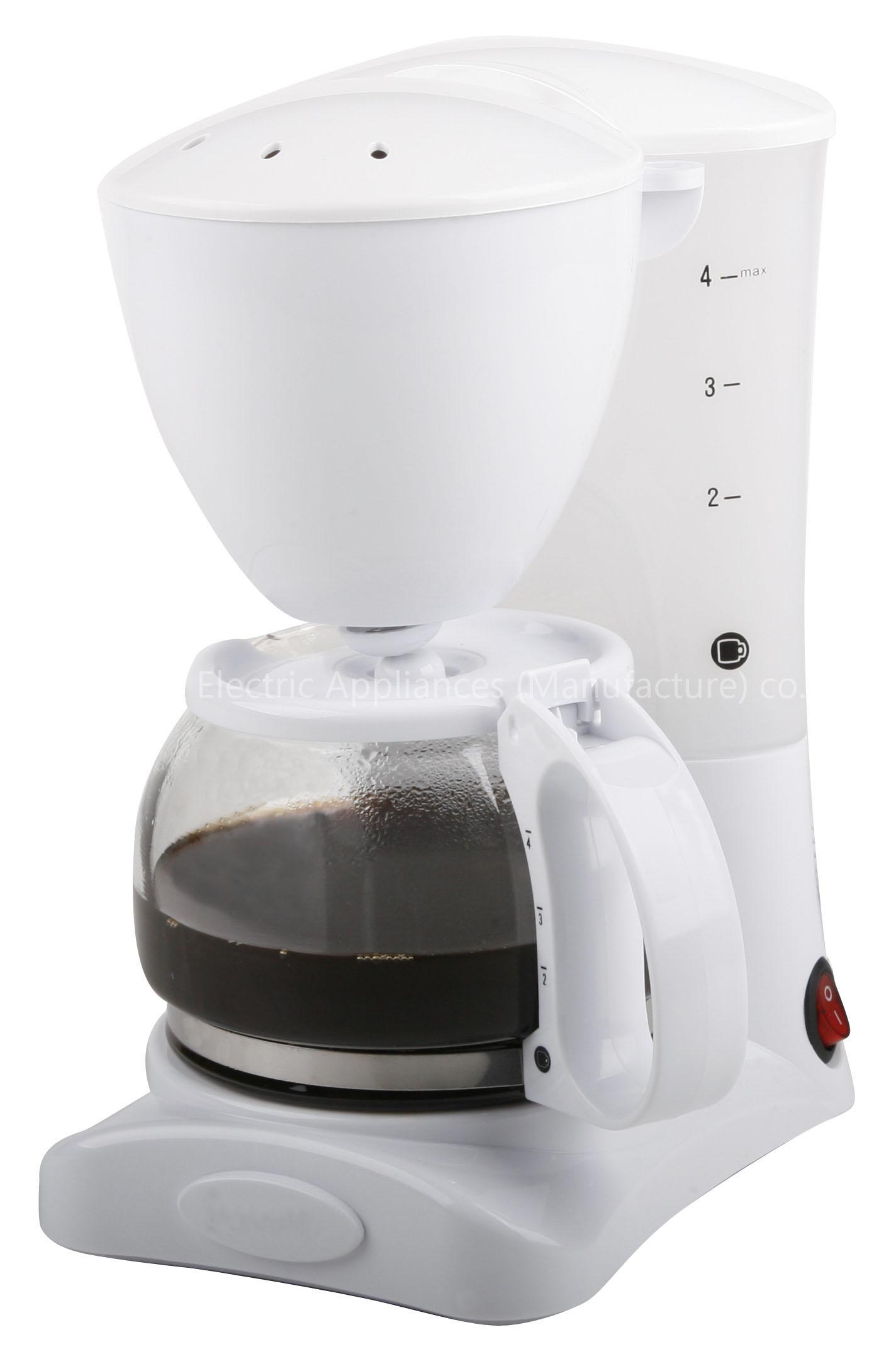 drip coffee maker;600ml,4 cup capacity;650W