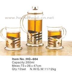 Teapot, Tea and Coffee maker, Irish cup, Food warmer, Chopper, Sugar jar, Juice squeezer