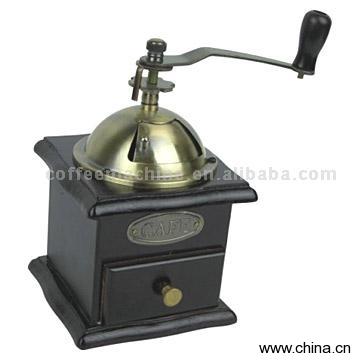 Classical Coffee Grinder with Cyan Bowl