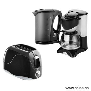 Electric Kettle, Coffee Maker, Toaster