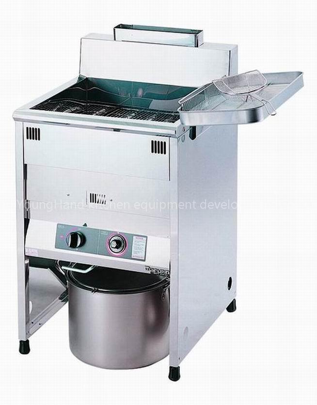 Floor stand gas fryer