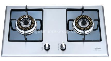 Double Built-in Burner Gas Stove
