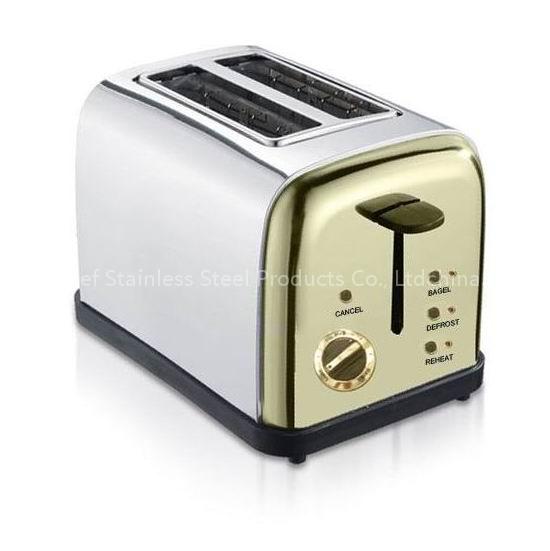 2 slice stainless steel toaster