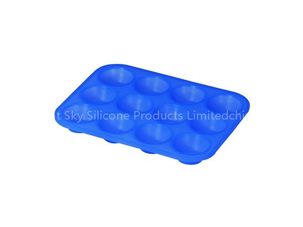 S008A - 12 Mini Cup Silicone Muffin Pan