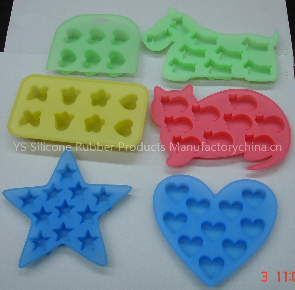 Silicone Ice Cube Tray, Ice Shape Maker