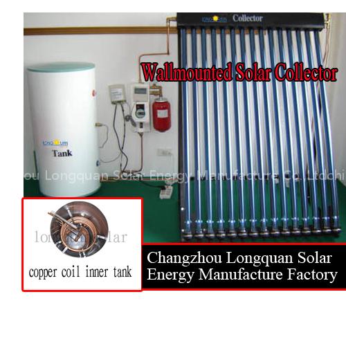 Solar Water Heater with Copper Coil