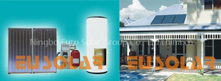 flat plate solar heating system