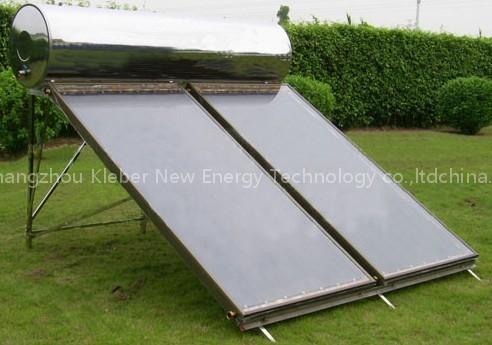 Flat Plate Solar Water Heater (Black Chrome) Q