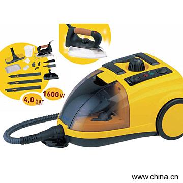 Canister Steam Cleaner With Cork Handle Iron