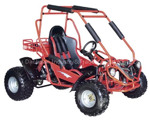 Red single seater kart