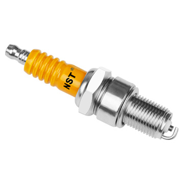 Yellow Ceramic Spark Plug