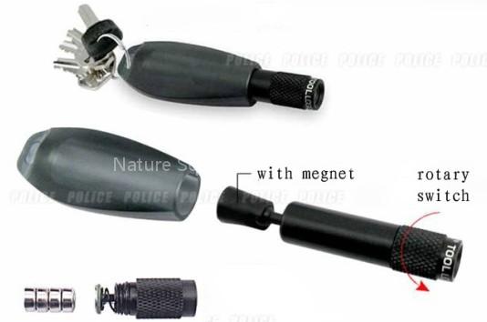 mini led flashlight with magnet