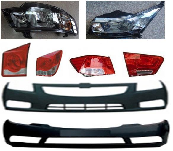 Head lamp, Tail lamp, Fog lamp, LED light, HID light, Auto front bumpers, Rear bumpers, Grille, Mud guard, Hood, Doors, Inner fender, Bumper holder