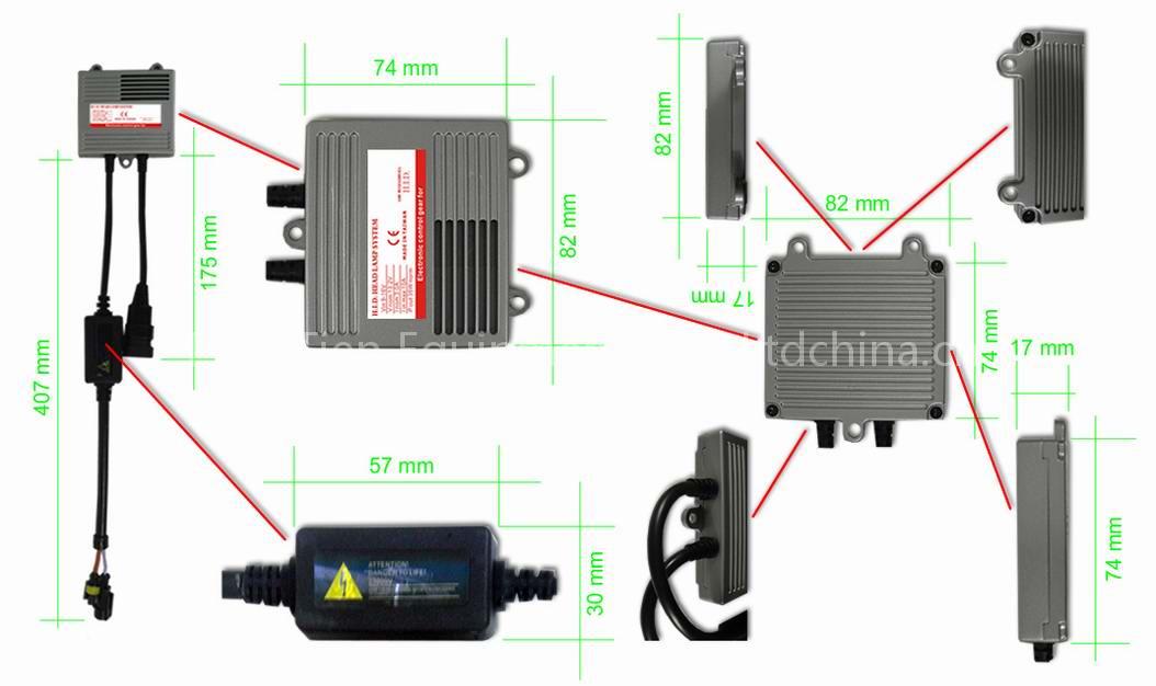 Auto HID Slim ballast
