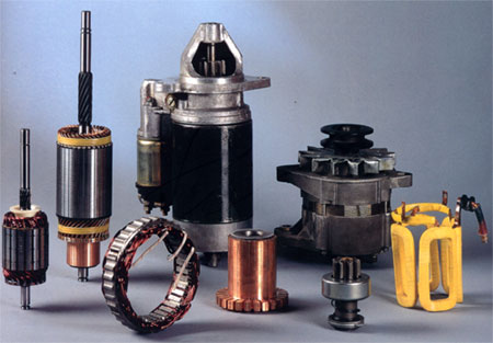 Turkey Starter, Armature, Field Coil, Commutator, Stator, Rotor
