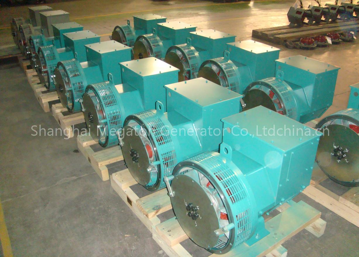 Three phase AC synchronous brushless generator