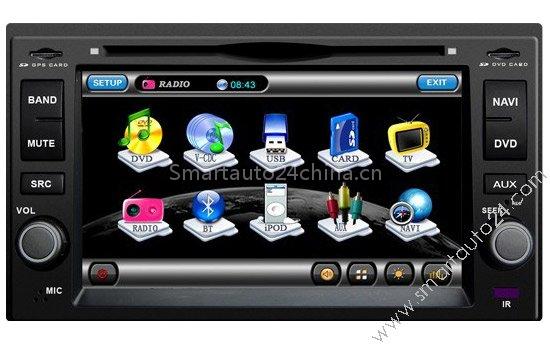 Kia Sportage GPS DVD Navigation System with radio gps iPod TV