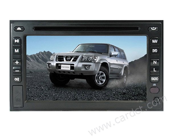 Nissan Patrol Multimedia DVD Player with GPS