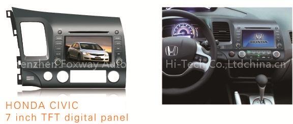 HONDA CIVIC CAR DVD GPS