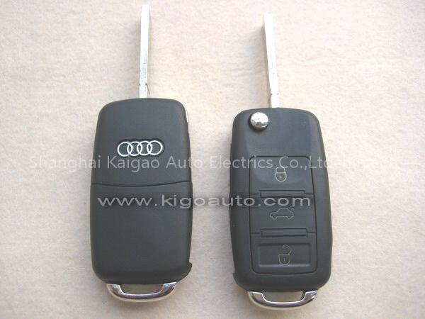 AUDI 3button remote key shell for A8L