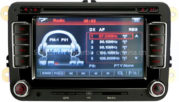 Volkswagen car dvd player with gps navigation radio system