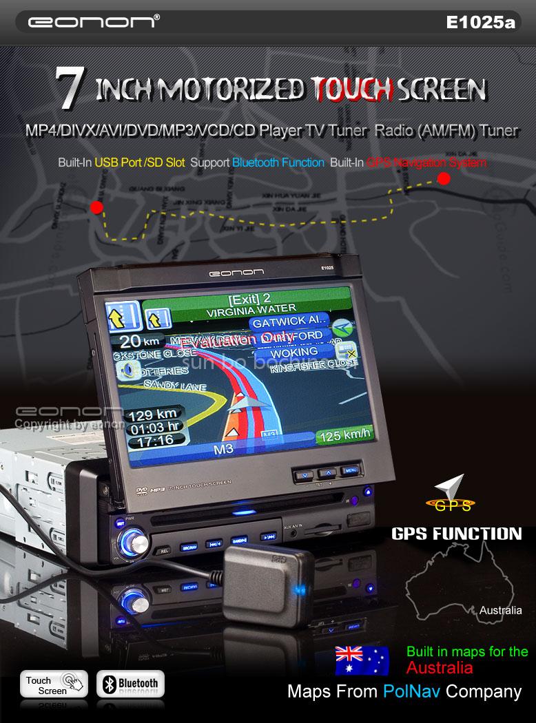 7" car GPS (bulit in DVD)
