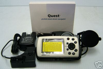 United Kingdom Garmin Quest Automotive GPS Navigator And Antenna