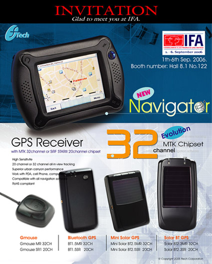 Taiwan GPS Receiver & All-in-One Navigator series