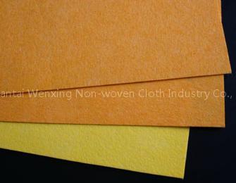 Nonwoven air filter material