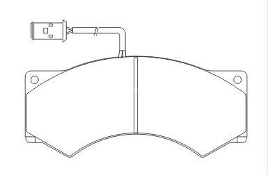 benz bus brake pad