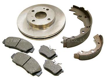 bake pad, brake shoe, brake disc rotor