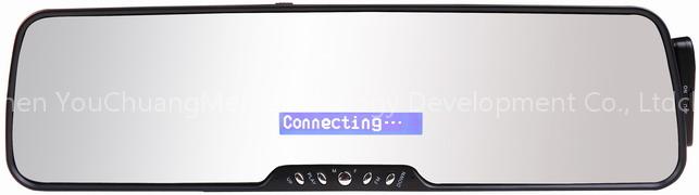 Bluetooth handsfree car kit rearview mirror(mp3)